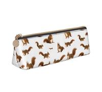 ZTPOWQA Estuche organizador de gran capacidad con estampado de ardilla para adolescentes, bolsa organizadora de gran capacidad, para la escuela y uso diario