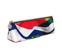 ZTPOWQA Estuche organizador de gran capacidad con estampado de bandera de Costa Rica para adolescentes, bolsa organizadora para la escuela y uso diario