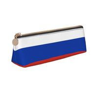 ZTPOWQA Estuche organizador de gran capacidad con estampado de bandera rusa para adolescentes, bolsa organizadora de alta capacidad para la escuela, artículos esenciales diarios