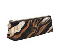 ZTPOWQA Estuche organizador de gran capacidad con estampado de piedra de mármol abstracto para adolescentes, bolsa organizadora de alta capacidad para la escuela, artículos esenciales diarios