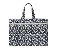 ZTPOWQA Fun Cat Astronaut Print - Bolsa plegable de lona para documentos, oficina, viajes, negocios, reuniones, almacenamiento