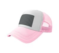ZTPOWQA Gorra de béisbol de malla ajustable unisex con estampado de barco pirata, transpirable, para verano, para exteriores, rosa, Talla única