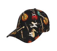ZTPOWQA Guitars-Standard-Scale-2_00x - Gorra de béisbol con estampado unisex, transpirable, protección solar, deportes al aire libre, viajes, uso casual, color negro