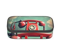 ZTPOWQA Inglaterra UK Retro London - Estuche con estampado de teléfono para adolescentes, niñas, adultos, escuela, universidad, uso diario