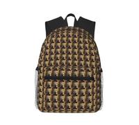 ZTPOWQA Lindo estampado de mapache unisex, ligera, casual, mochila, gimnasio, viajes, senderismo, viajes, viajes, uso diario al aire libre