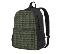 ZTPOWQA Mochila para adultos con estampado de pavo real fresco, resistente al agua, ligera, para viajeros al aire libre, aventureros y picnics