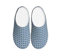 ZTPOWQA Pantuflas lavables con estampado de vista al mar de la isla griega, prácticas antibolitas, para mujeres y hombres, suela TPR para interiores y exteriores