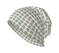 ZTPOWQA Rainbow Clouds Raindrop 1 Print - Gorro cálido y transpirable para uso casual y aventuras al aire libre