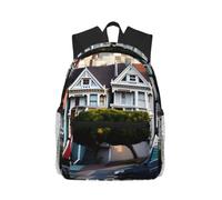 ZTPOWQA San Francisco Print - Mochila unisex ligera e informal para gimnasio, viajes, senderismo, uso diario al aire libre