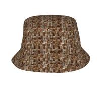 ZTPOWQA Sombrero de pescador con estampado de corcho de vino para adultos, de ala ancha, para pesca, protección al aire libre, escapada de fin de semana
