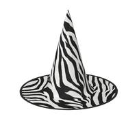 ZTPOWQA Sombrero unisex con estampado de cebra para fiesta de carnaval, cosplay, disfraz temático