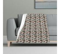 ZTPOWQA Tazas de té con rosas con estampado romántico, suave, cálida y acogedora, manta de franela para cama, sofá, viajes, camping, lavable, invierno y otoño