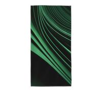 ZTPOWQA Toalla de playa extra larga con estampado de textura curva verde para hombres y mujeres, toallas de baño ligeras de secado rápido para gimnasio al aire libre