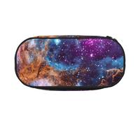 ZTPOWQA Universe Galaxy Space Print - Estuche funcional para lápices, escuela, viajes, oficina, uso práctico, Black, Talla única, Organizador de bolsas