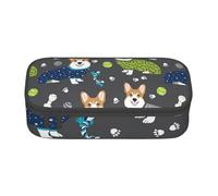 ZTPOWQA Wearing Clothes Corgi Dogs - Estuche funcional y elegante para adolescentes, niñas, adultos, escuela, universidad, uso diario