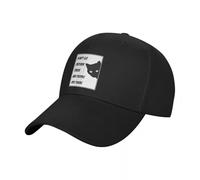 ZTQTQZZ Gorra de béisbol No salgas Hay Gente ahí Fuera - Espuma para Amantes de los Gatos Mujeres y Hombres