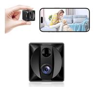 ZTTAOLII Cámara espía oculta 5G WiFi 4K HD Mini cámara de seguridad interior, almacenamiento de tarjeta SD y control de aplicaciones, visión nocturna, mini cámaras inalámbricas para el hogar/bebé