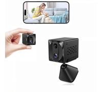 ZTTAOLII Cámara espía oculta 5G WiFi 4K HD Mini cámara de seguridad interior, almacenamiento de tarjeta SD y control de aplicaciones, visión nocturna, mini cámaras inalámbricas para el hogar/bebé