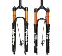 ZTZ [EU Stock] Horquilla MTB, Horquilla Delantera de Aleación de Magnesio de Montaña, Amortiguador de Presión de Aire, Horquilla de Bicicleta, Accesorios 29 Romote Lockout