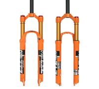 ZTZ Horquilla delantera de montaña, amortiguador de presión de aire, horquilla de bicicleta, accesorios de aleación de magnesio 26/27.5/29 (27.5, control de hombro)