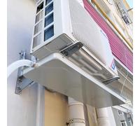 ZTZBFGM 710 * 240mm, Bandeja De Agua De La Unidad Exterior del Aire Acondicionado, Universal Acondicionado Bandeja De Drenaje De Condensado con Tubo De Drenaje