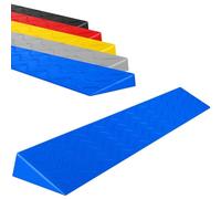 ZTZBFGM Azul,100x10x4 cm, Rampas Bordillo Entrada, Rampas Carga Rampa Umbral Servicio Pesado 1 A 10,5 Cm De Alto, Rampas Inclinadas para Automóviles para Puertas,Baños, Se Puede Cortar