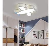 ZTZBFGM Blanca,White Light, Niños Modernos Techo Ligero Avión Luz Ligero Lámpara De Niños Luces Led para Techo Flush Montaje Dibujos Animados Aviones Aviones Habitación para Niños, Dormitorio