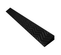 ZTZBFGM Negro,100x13x6.5cm, Rampas para Silla De Ruedas Escaleras Ducha 1-6.5Cm,Rampa para Bordillos Acceso Minusválidos Y Personas Mayores,para Puertas, Baños,Escalones,Barredoras De Suelos