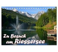 Zu Besuch am Riessersee (Tischkalender 2026 DIN A5 quer), CALVENDO Monatskalender: Eingebettet in eine atemberaubende Berglandschaft liegt dieser ... über den Dächern von Garmisch-Partenkirchen