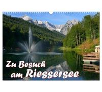 Zu Besuch am Riessersee (Wandkalender 2026 DIN A3 quer), CALVENDO Monatskalender: Eingebettet in eine atemberaubende Berglandschaft liegt dieser ... über den Dächern von Garmisch-Partenkirchen
