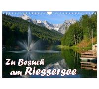 Zu Besuch am Riessersee (Wandkalender 2026 DIN A4 quer), CALVENDO Monatskalender: Eingebettet in eine atemberaubende Berglandschaft liegt dieser ... über den Dächern von Garmisch-Partenkirchen