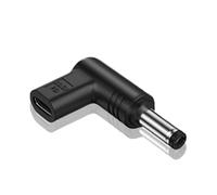 -zu-DC-Adapter,19,5-Volt-Universaltyp-C-USB -Buchse auf DC-Stecker | Typ C Buchse Eingang zu DC5.5x2.5mm/5.2x2.1mm/4.8x1.7mm/4.0x1.7mm/3.5x1.35mm/3.0x1.1mmLadeadapter