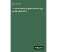 Zu den Paroemiographen: Mitteilungen aus Handschriften