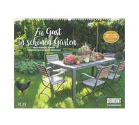 Zu Gast in schönen Gärten 2027: Wandkalender 52x42,5 cm mit Fotografien von Elke Borkowski und 3-sprachigem Kalendarium