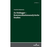 Zu Heidegger - Kommunikationsanalytische Studien: 11 (Littera)