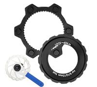 Zuasdvnk Adaptador de Centerlock a 6 pernos | Anillo de bloqueo Centerlock - Soportes de freno para bicicleta para ciclismo, viajes, fitness, entrenamiento, deportes al aire libre, senderismo