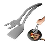 Zuasdvnk - Alicates para pala, pala de carne - Pala de pescado - Pala de alicates para alimentos, pala multifuncional en para filete, pescado, hamburguesa, barbacoa, freír, panqueques,