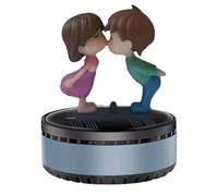 Zuasdvnk Ambientador de perfume para coche, difusor de fragancia para coche, difusor de fragancia, aromaterapia para coche, figuras de abrazo giratorias, ambientadores automotrices, decoración de