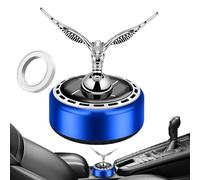 Zuasdvnk Ambientador solar para coche con función giratoria gracias a la energía solar, difusor giratorio de aromaterapia, aceites esenciales, perfume, accesorios aromáticos para interior de vehículos