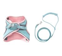 Zuasdvnk Arnés y correas para gatitos, chaleco de servicio para gatos, arnés de chaleco para gatos, accesorios para gatos para caminar por la noche y el día