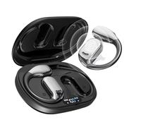 Zuasdvnk Auriculares para traductor de idiomas, auriculares para traducción | Traductor de idiomas 144 en real - Auriculares de fitness con pantalla a batería para música y llamadas, dispositivo de