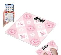 Zuasdvnk Balanza de porcentaje de grasa corporal - Balance inteligente Análisis de salud conectado,Báscula electrónica de baño con aplicación móvil, dispositivo de salud inalámbrico