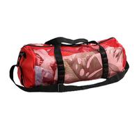 Zuasdvnk Bolsa de equipo de buceo, bolsa de lona con diseño de malla cilíndrica con correa ajustable, bolsa de gimnasio, equipo de esnórquel multifuncional con gancho interior para fitness, uso diario