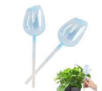 Zuasdvnk Bulbos de riego para plantas de interior, bombillas de riego de plantas de | 2 picos automáticos de con flores decorativas para riego | Postes de inserción de jardineras