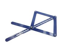 Zuasdvnk Buscador de ángulo, ángulo de carcasa de metros - Riñón angular de alta precisión con escalas | Protractor multifuncional, calibre de bisel para Mitra, medición de 10 grados-170 grados