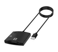 Zuasdvnk CAC Card Reader, USB CAC Reader - Plug and Play Common Access CAC Reader - Suministros electrónicos, accesorios compactos portátiles para el gobierno