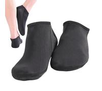 Zuasdvnk Calcetines de buceo, botines, 1 par de botines de agua SCUBA SOCKS | Equipo de surf, calzado para, bumana para voleibol de arena, unisex para playa y marina, Negro , L