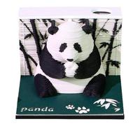 Zuasdvnk Calendario 3D 2026, calendario 2026 de arte de papel de panda | Rastreador de hábitos de escritorio para adultos, trabajo, hogar, estantería, dormitorio, sala de estar, profesor, mesita de