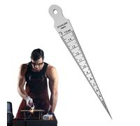 Zuasdvnk Calibre para residuos cónicos | Calibre cónico de acero inoxidable preciso - Juego de herramientas de acero inoxidable con identificación numérica clara para mediciones metálicas de uso