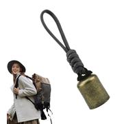 Zuasdvnk Campanas de Oso para Senderismo, Campanas de Oso para Perros | Campana de Oso de Metal Vintage,Colgantes de versátiles para Suministros al Aire Libre de Supervivencia,